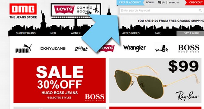 Tips for Improving Ecommerce Site Search 2 prominent-site-search