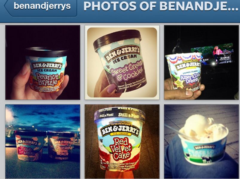 Successful Brands on Instagram 5 ben-and-jerry-on-instagram