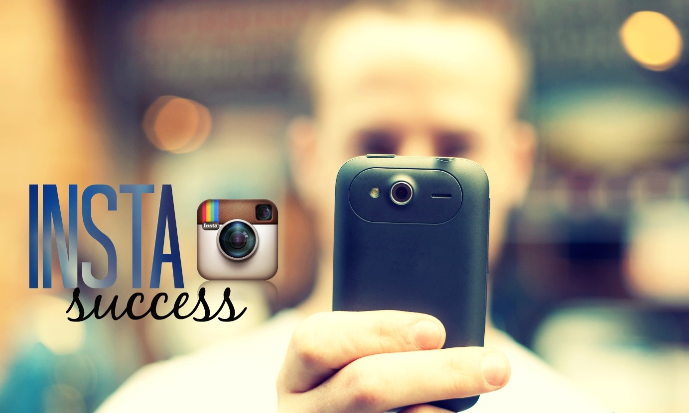 Successful Brands on Instagram 1 Men photographing with mobile phone
