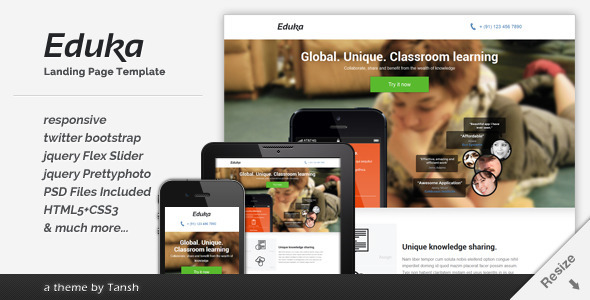 Landing Page Templates that Maximize Conversions 6 Eduka Landing Page Template