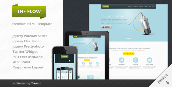 Landing Page Templates that Maximize Conversions 8 The Flow Landing Page Template