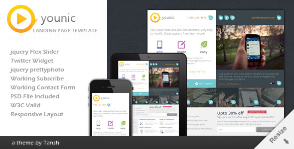 Landing Page Templates that Maximize Conversions 7 Younic Landing Page Template
