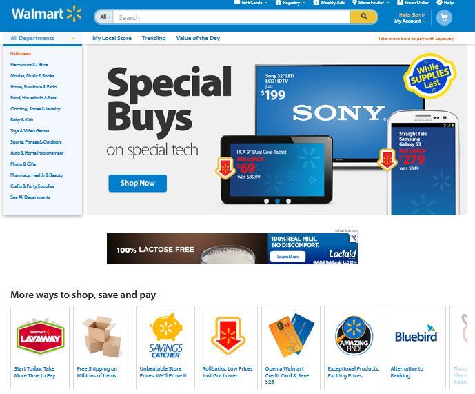 Top 10 Ecommerce Websites in the United States 4 walmart.com