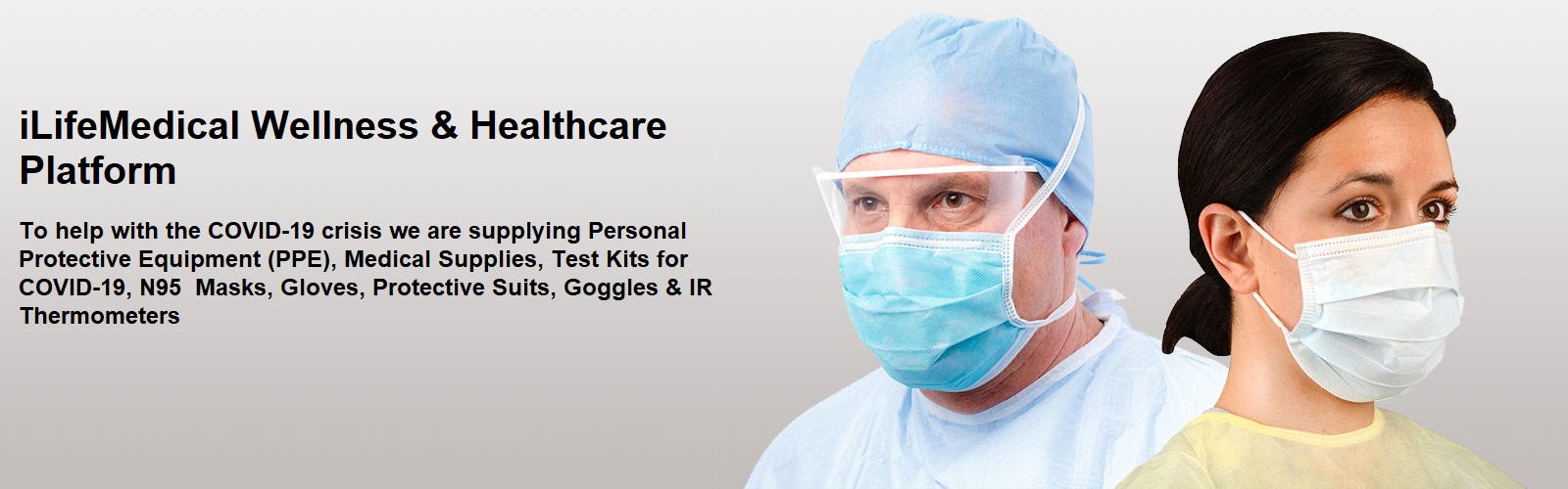 iLifeMedical Wellness & Healthcare Platform 1 carousel content surgical procedural masks
